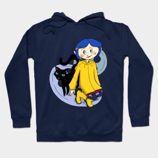 Coraline and Cat Hoodie